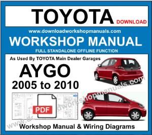 Toyota Aygo Workshop Repair Service Manual Download